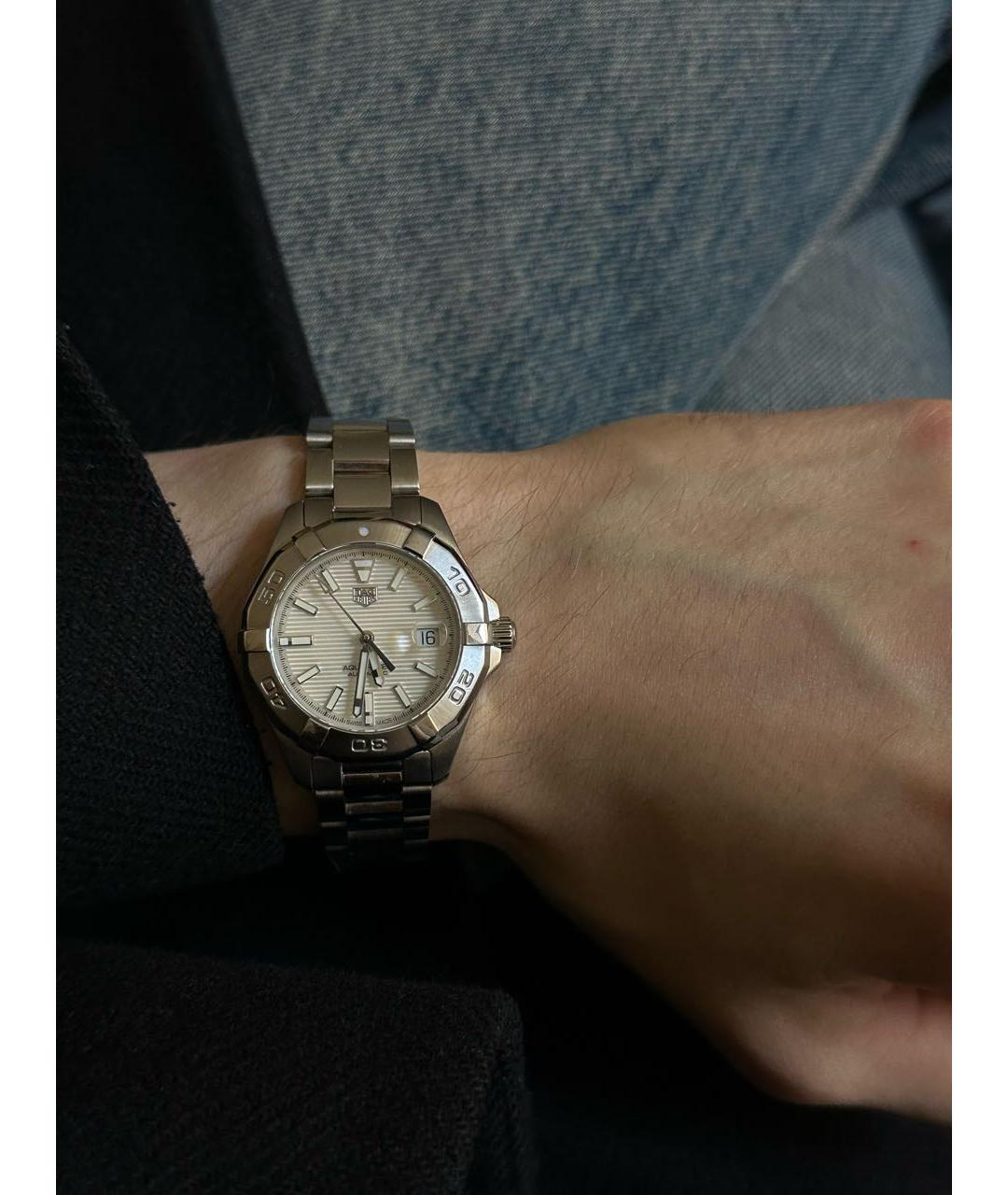 TAG HEUER Серебряные стальные часы, фото 9