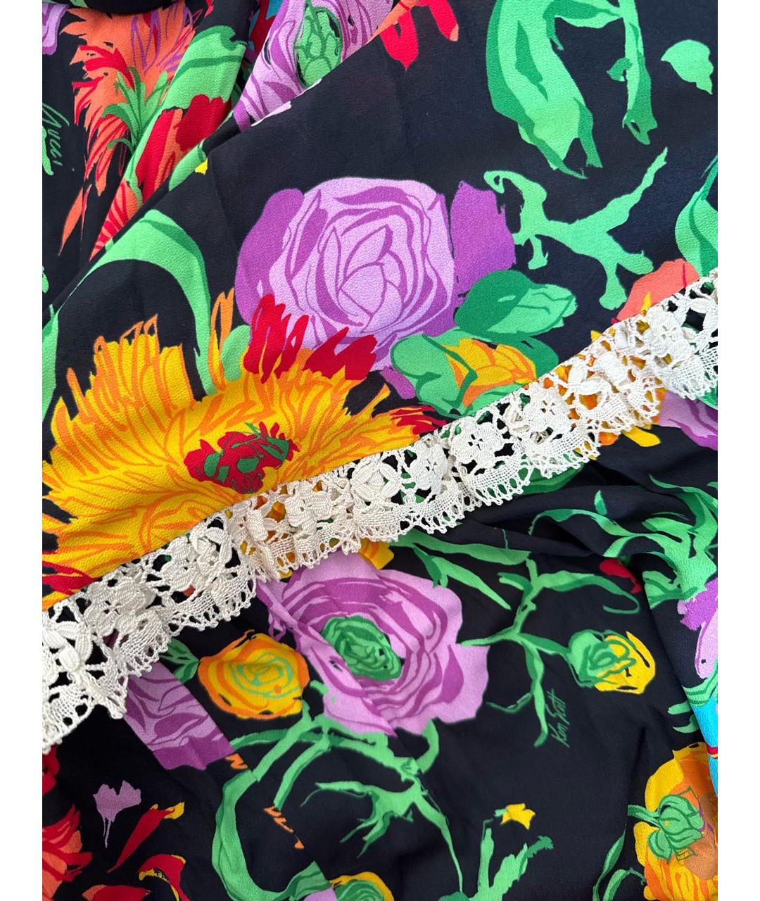 GUCCI Вискозная юбка макси, фото 4