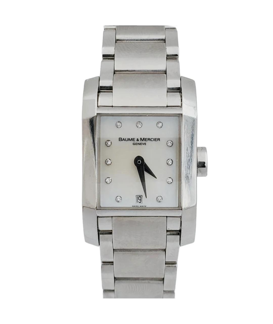 BAUME&MERCIER Серебряные металлические часы, фото 1
