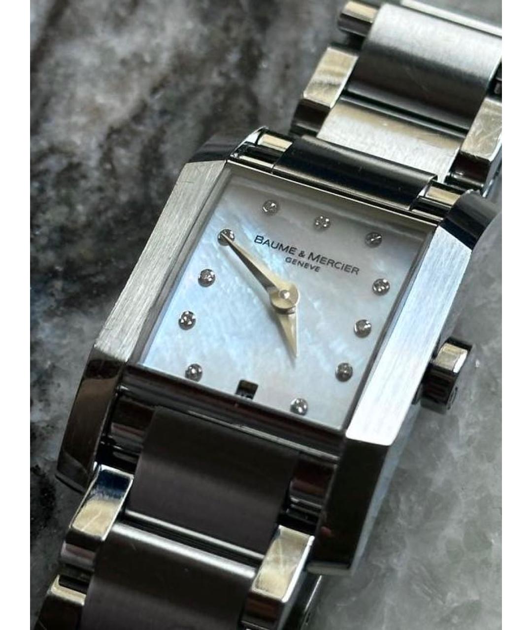 BAUME&MERCIER Серебряные металлические часы, фото 3