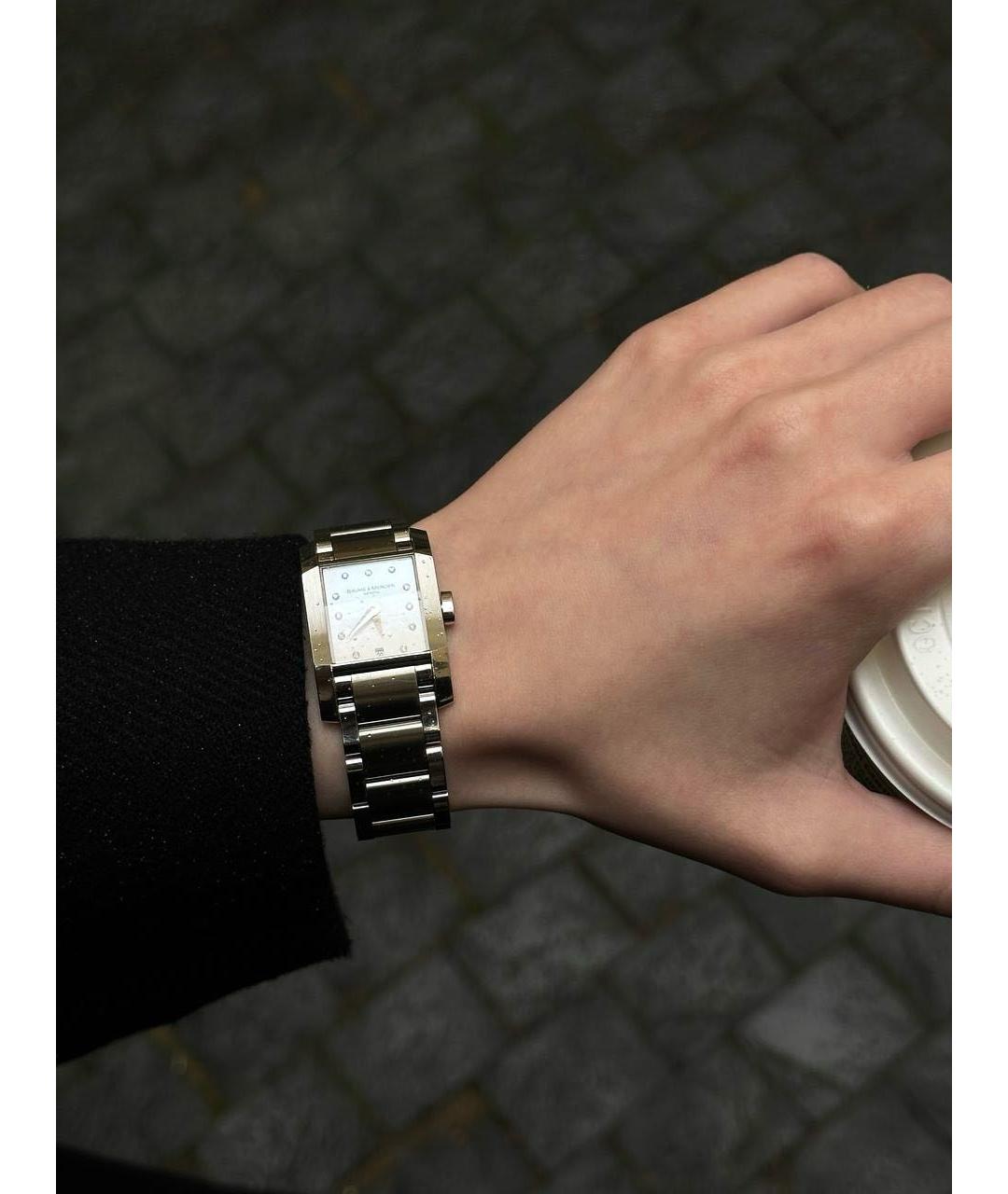 BAUME&MERCIER Серебряные металлические часы, фото 9