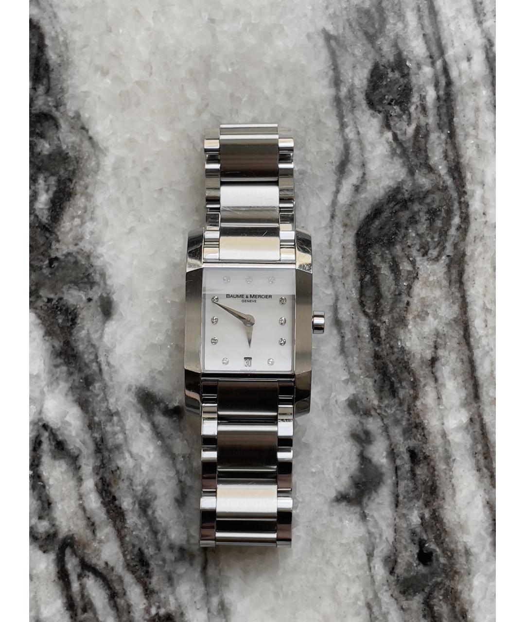 BAUME&MERCIER Серебряные металлические часы, фото 2