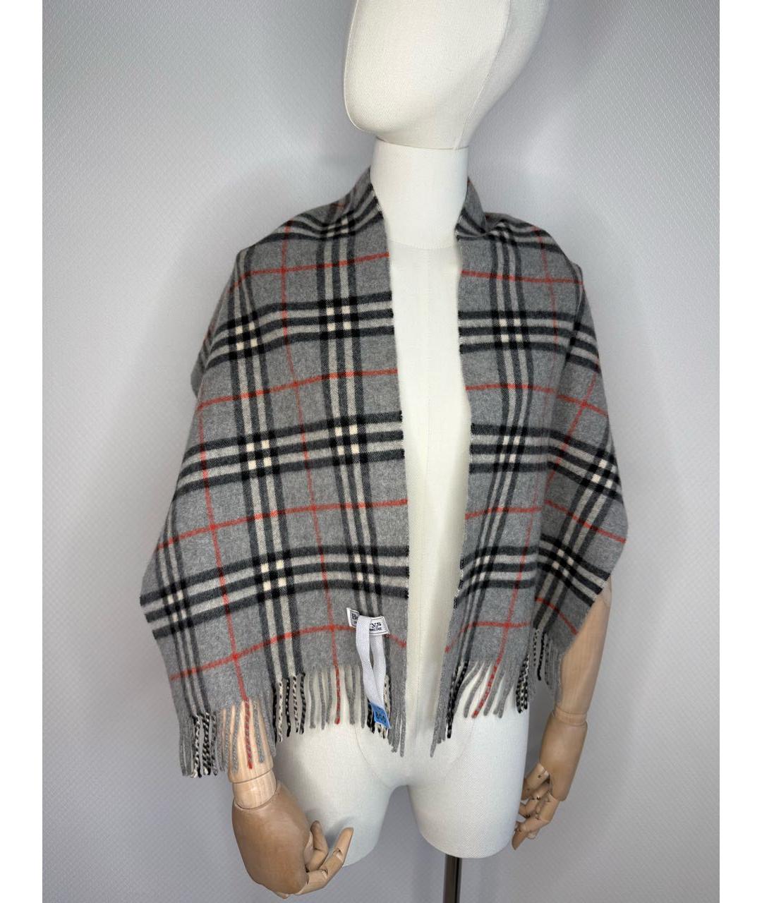 BURBERRY Мульти кашемировый платок, фото 4