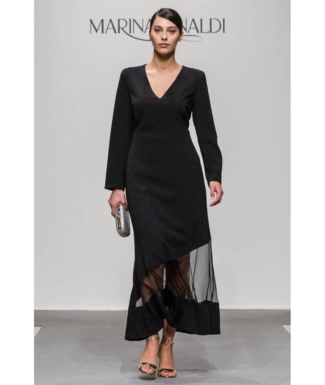 MAX MARA Черное ацетатное вечернее платье, фото 6