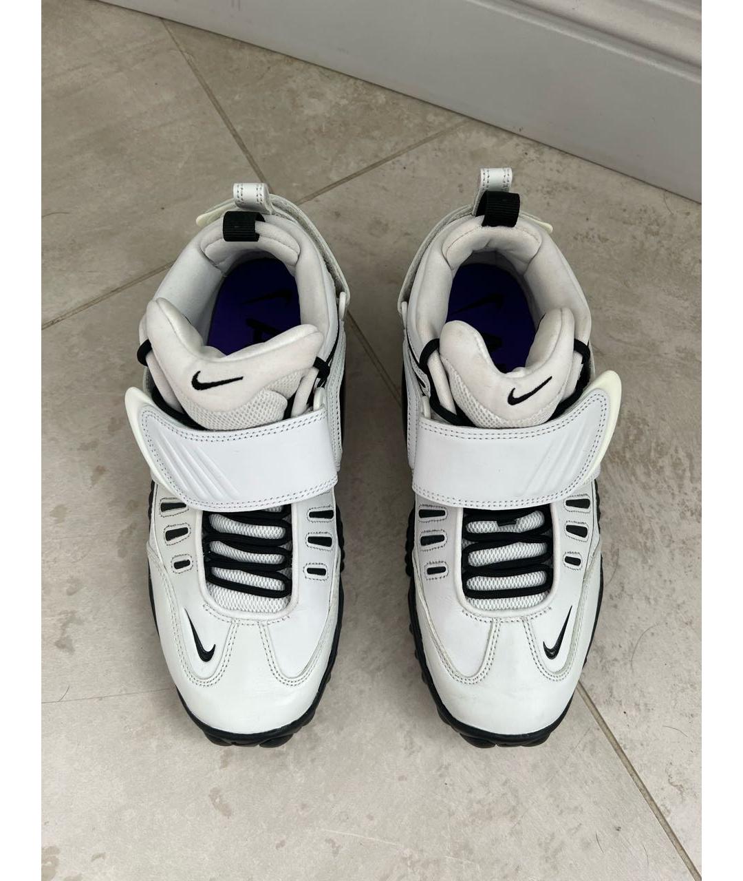 NIKE Белые кожаные кроссовки, фото 2