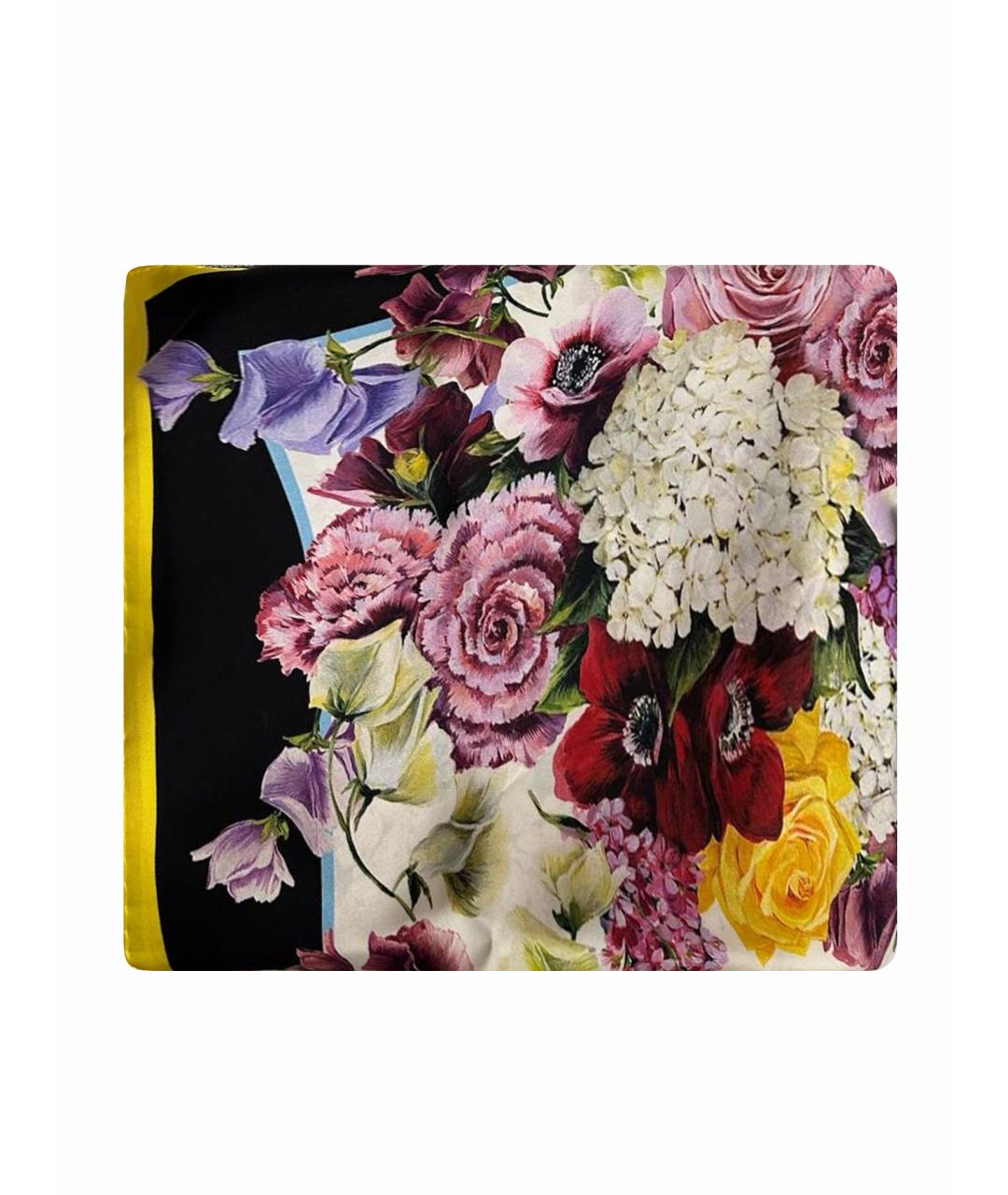 DOLCE&GABBANA Мульти шелковый платок, фото 1