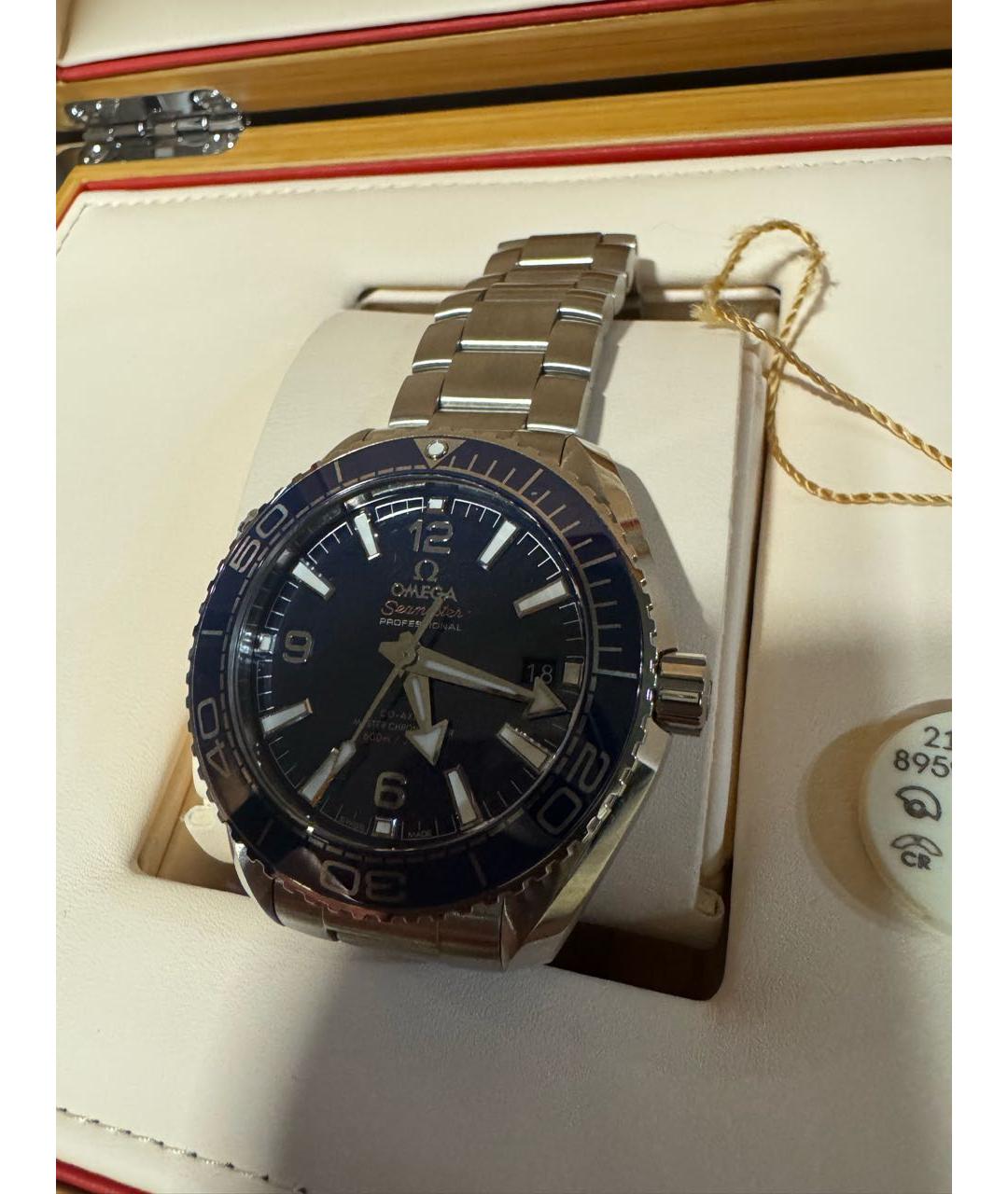OMEGA Синие часы, фото 6