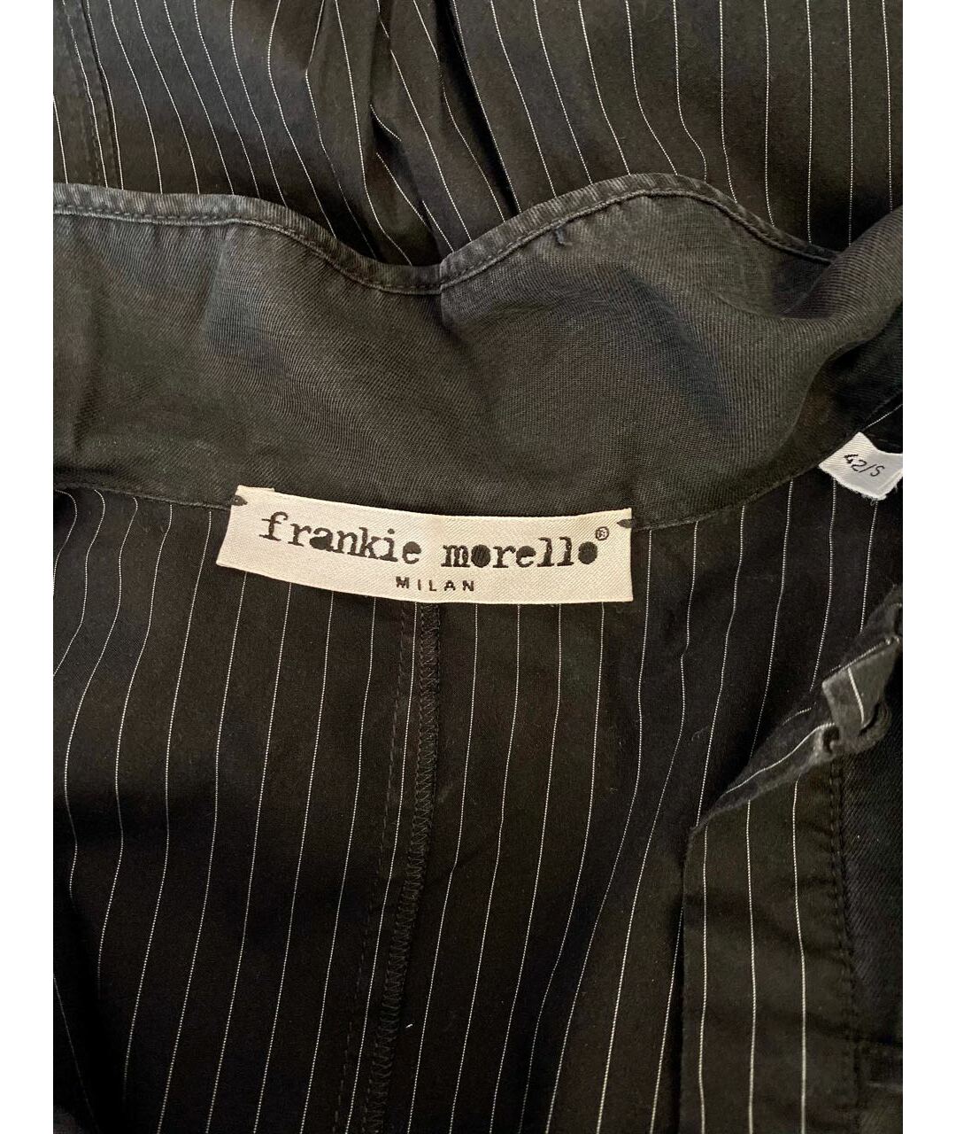 FRANKIE MORELLO Черная хлопковая рубашка, фото 3