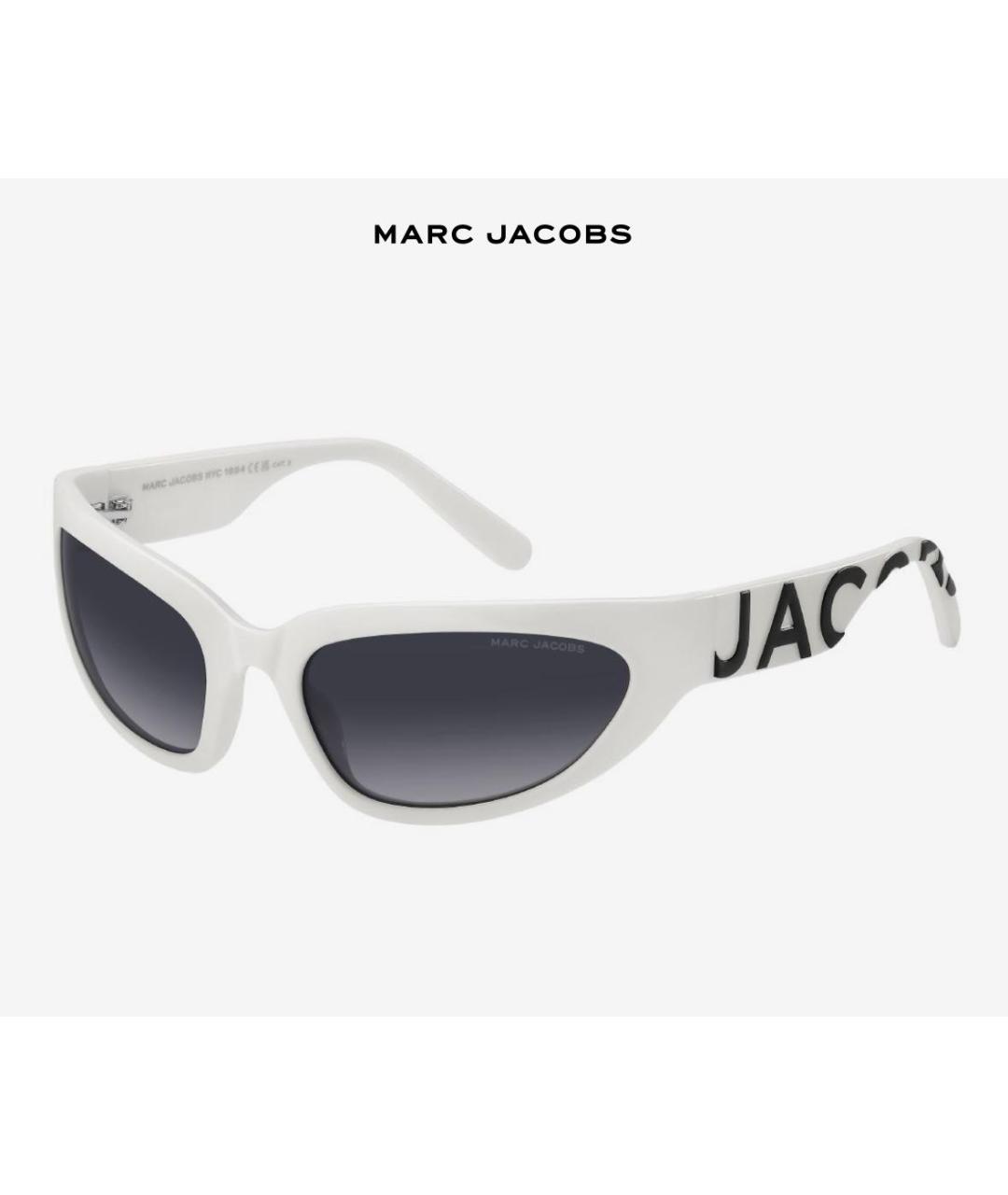 MARC JACOBS Белые пластиковые солнцезащитные очки, фото 8