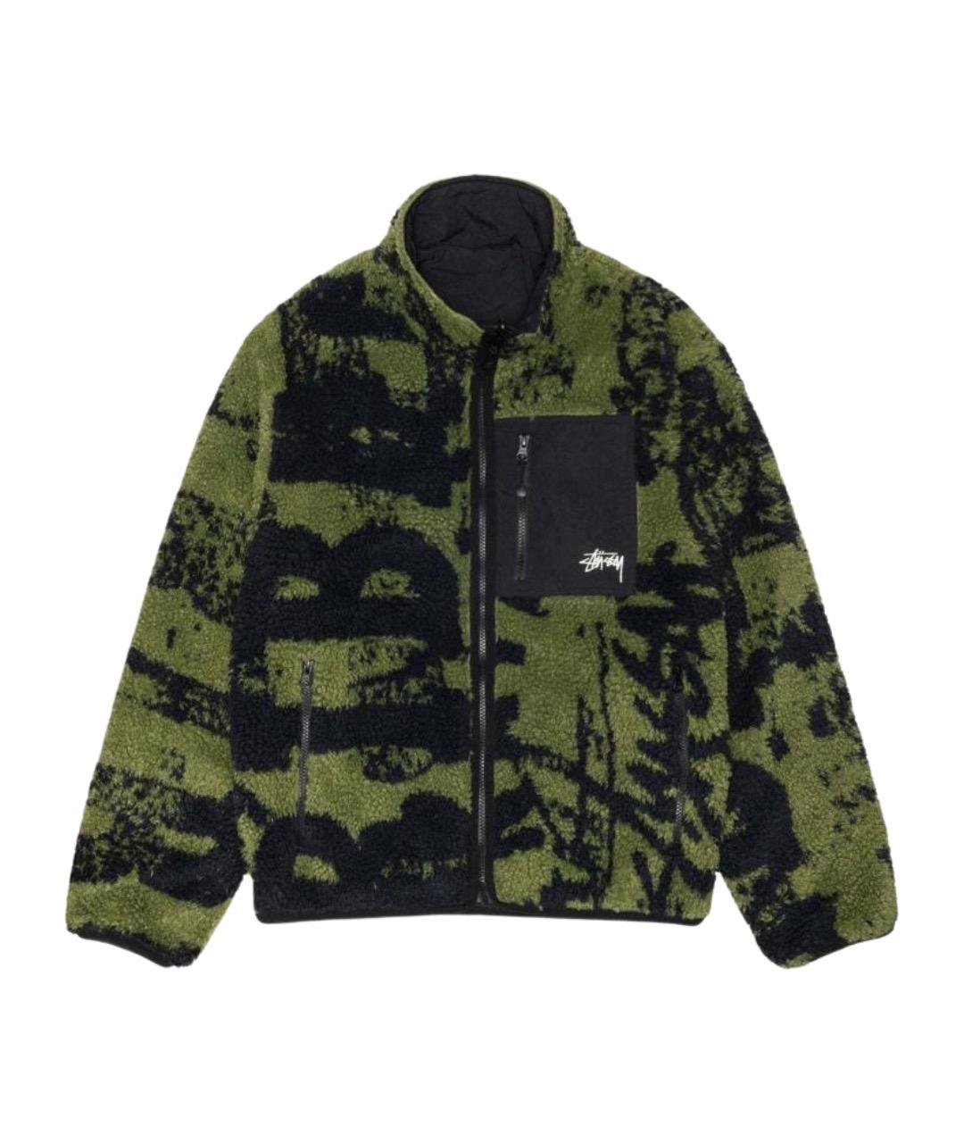 STUSSY Зеленая куртка, фото 1