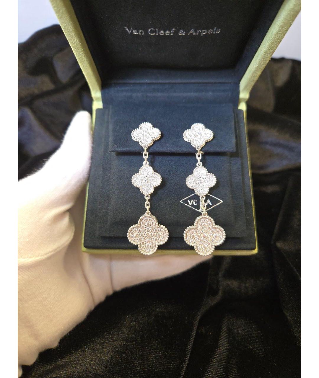 VAN CLEEF & ARPELS Серьги из белого золота, фото 2