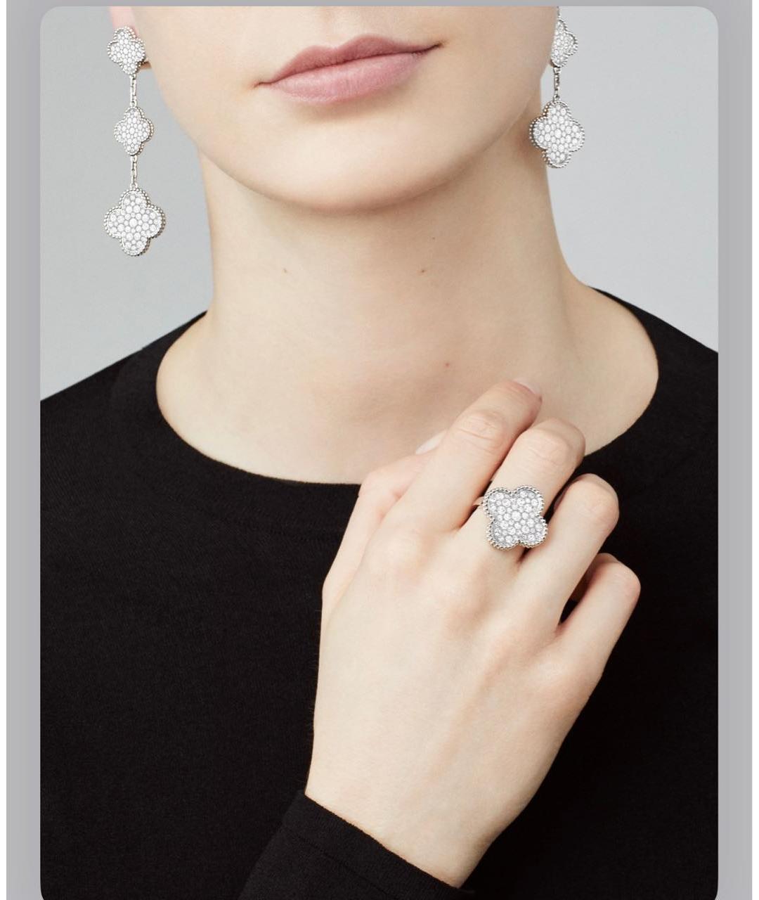 VAN CLEEF & ARPELS Серьги из белого золота, фото 5