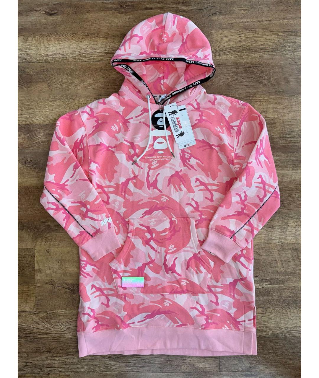 A BATHING APE Мульти хлопковое повседневное платье, фото 9
