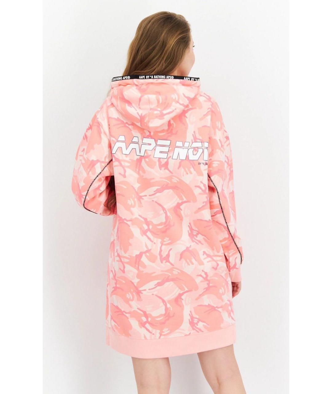 A BATHING APE Мульти хлопковое повседневное платье, фото 7