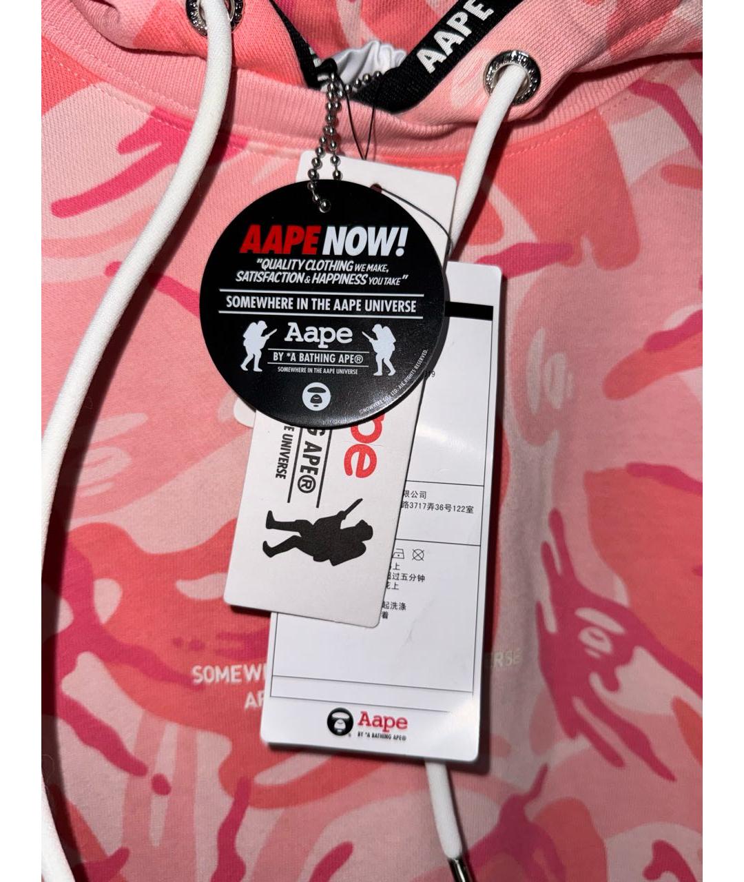 A BATHING APE Мульти хлопковое повседневное платье, фото 4
