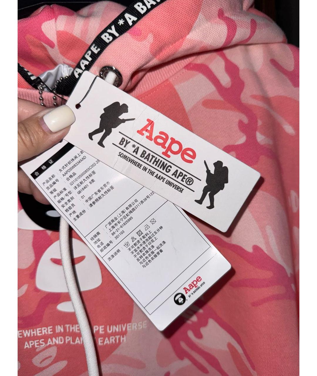 A BATHING APE Мульти хлопковое повседневное платье, фото 5