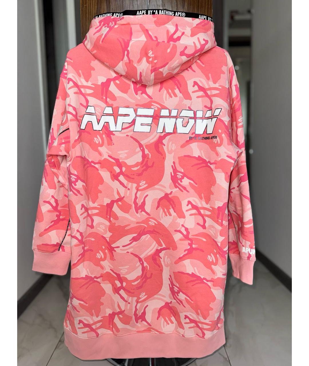 A BATHING APE Мульти хлопковое повседневное платье, фото 3