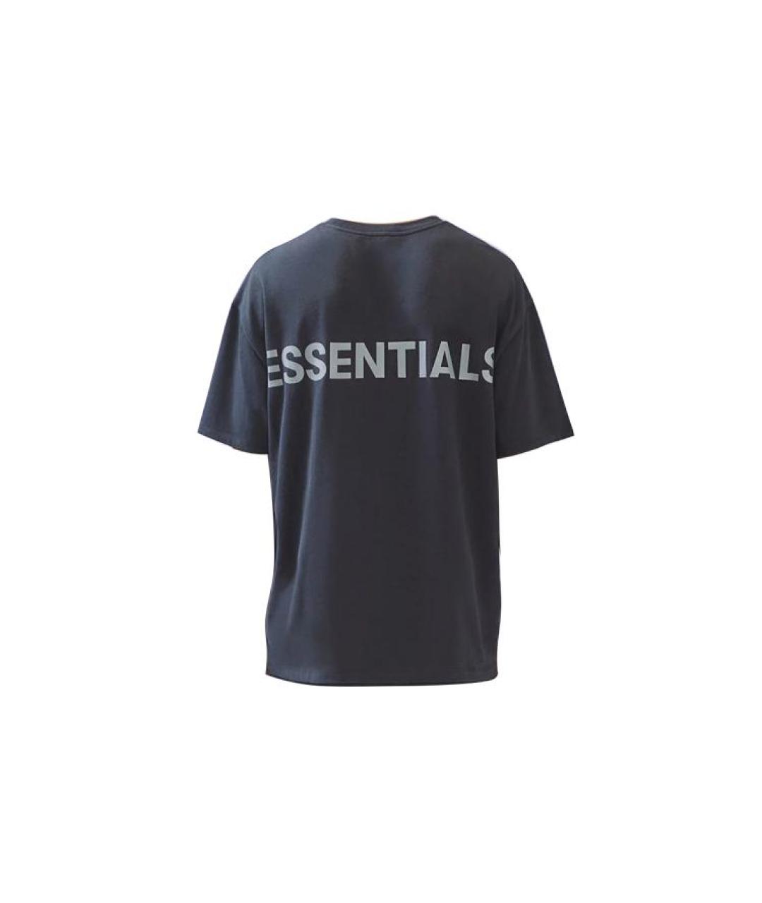 FEAR OF GOD ESSENTIALS Антрацитовая футболка, фото 2