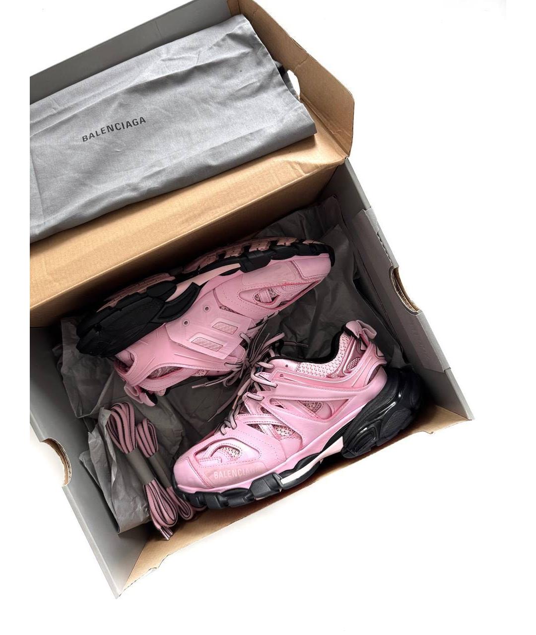 BALENCIAGA Розовые кроссовки, фото 2
