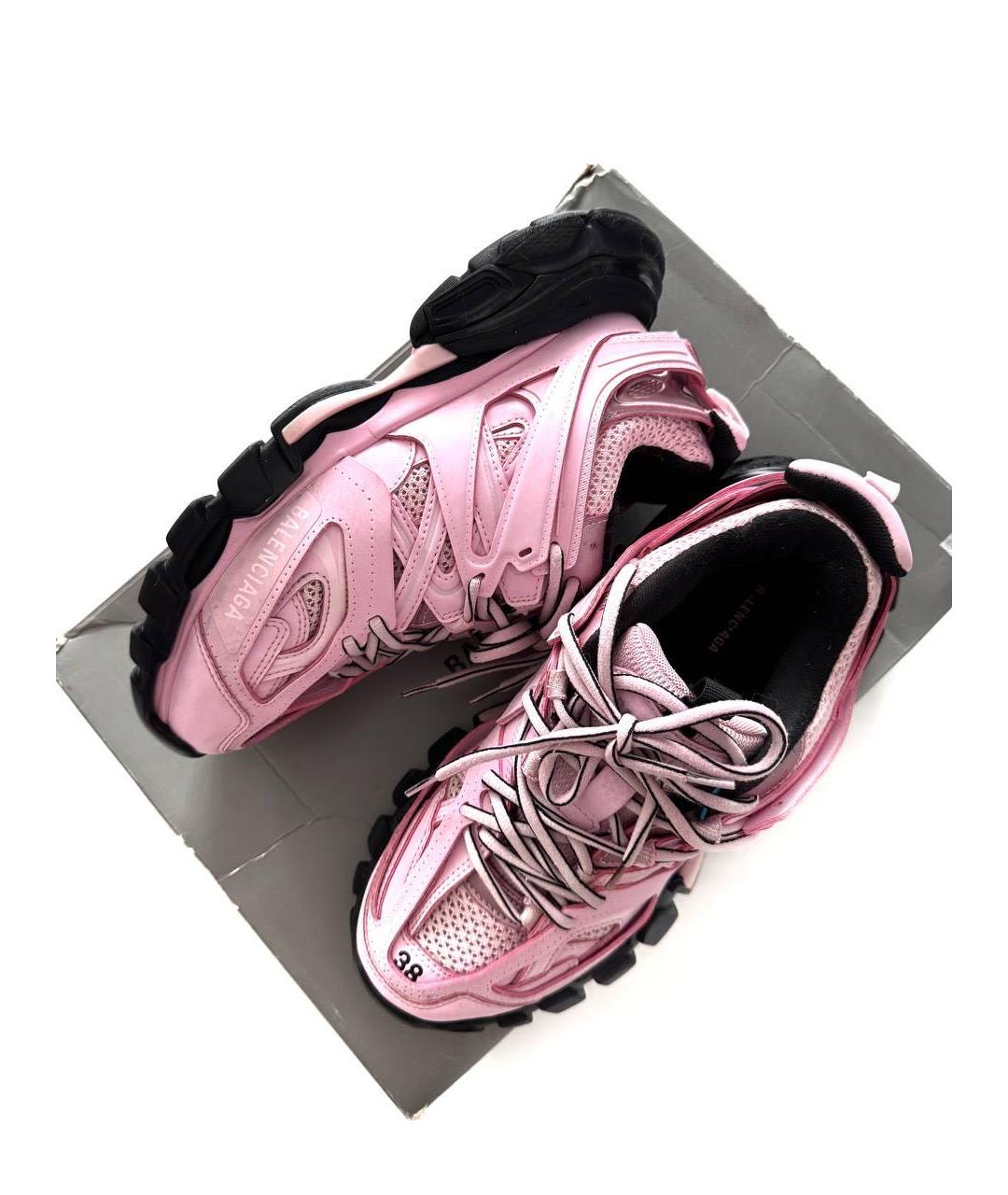 BALENCIAGA Розовые кроссовки, фото 4