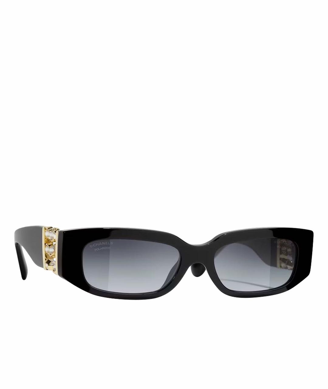 CHANEL Черные солнцезащитные очки, фото 1