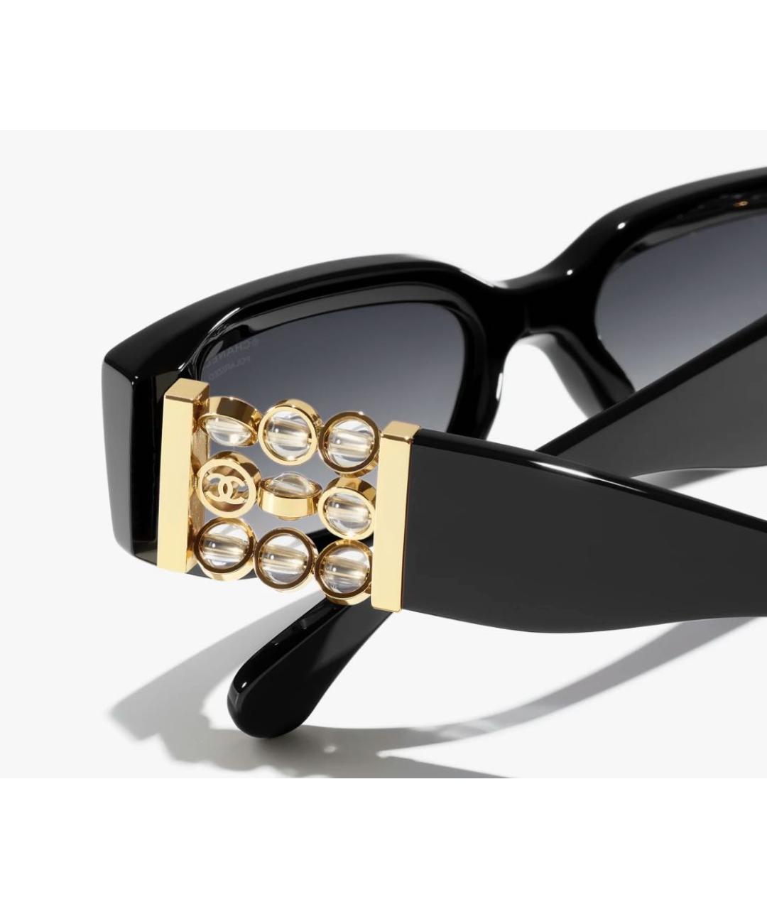 CHANEL Черные солнцезащитные очки, фото 2