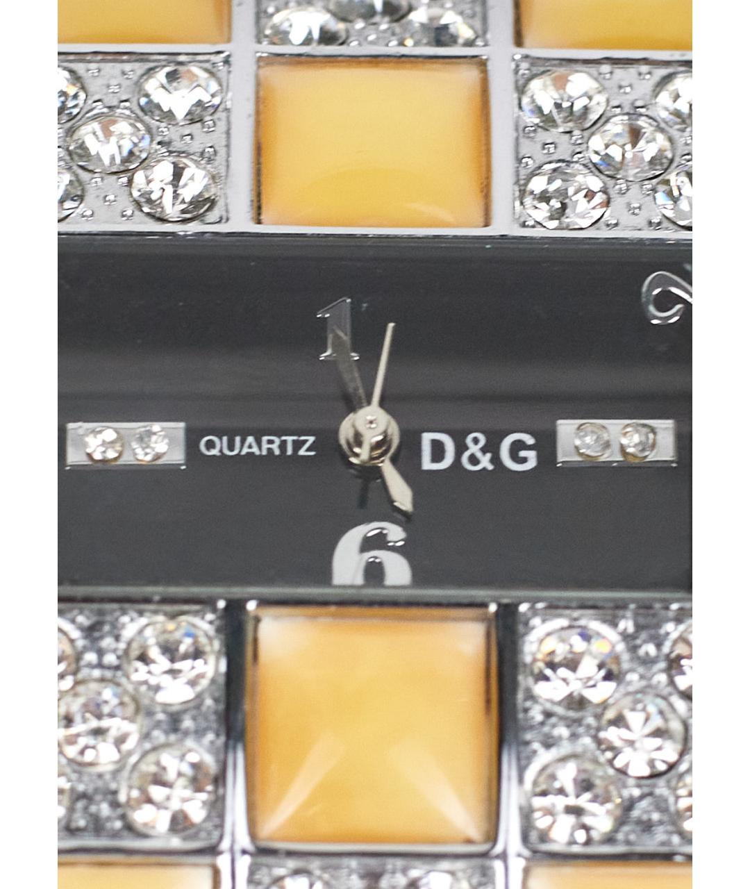 DOLCE&GABBANA Серебряные металлические часы, фото 4