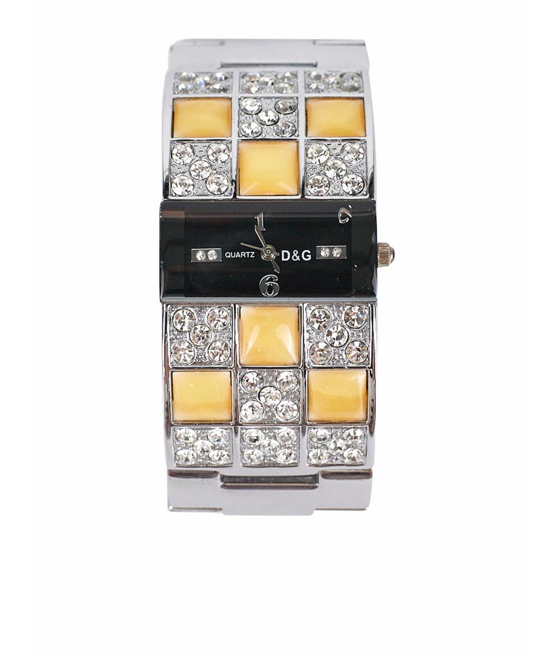 DOLCE&GABBANA Серебряные металлические часы, фото 1