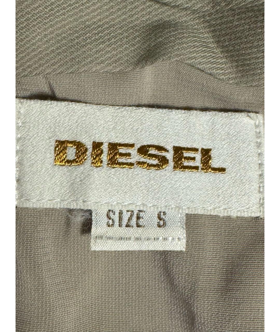 DIESEL Бежевый вискозный жилет, фото 3