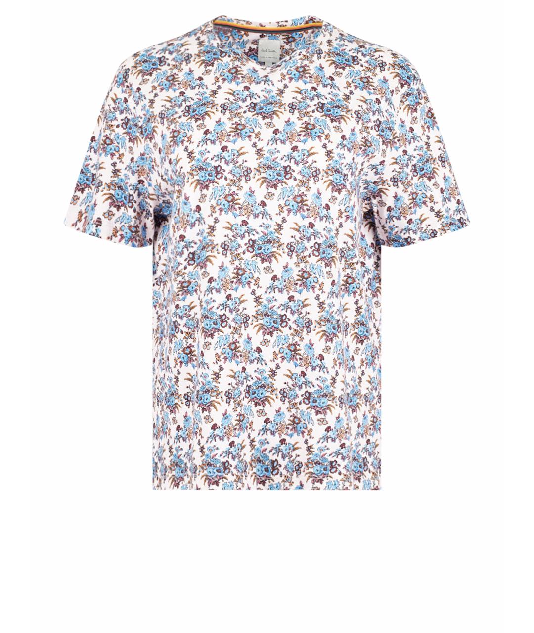PAUL SMITH Розовая хлопковая футболка, фото 1