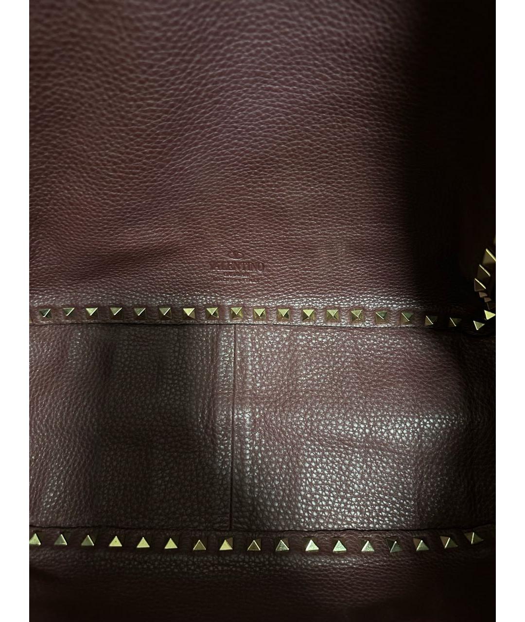 VALENTINO Оранжевая сумка тоут из экзотической кожи, фото 4