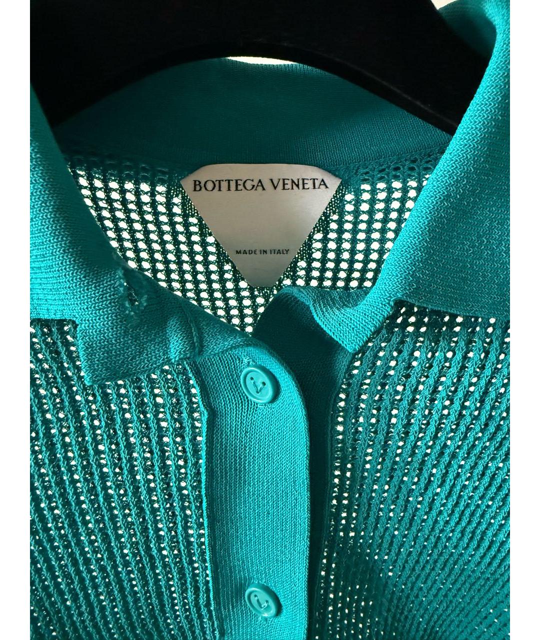 BOTTEGA VENETA Бирюзовый кардиган, фото 6