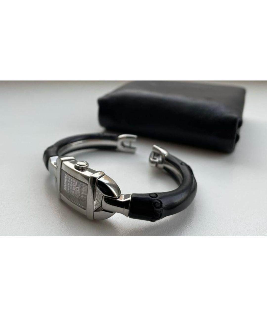 GUCCI Черные часы, фото 5