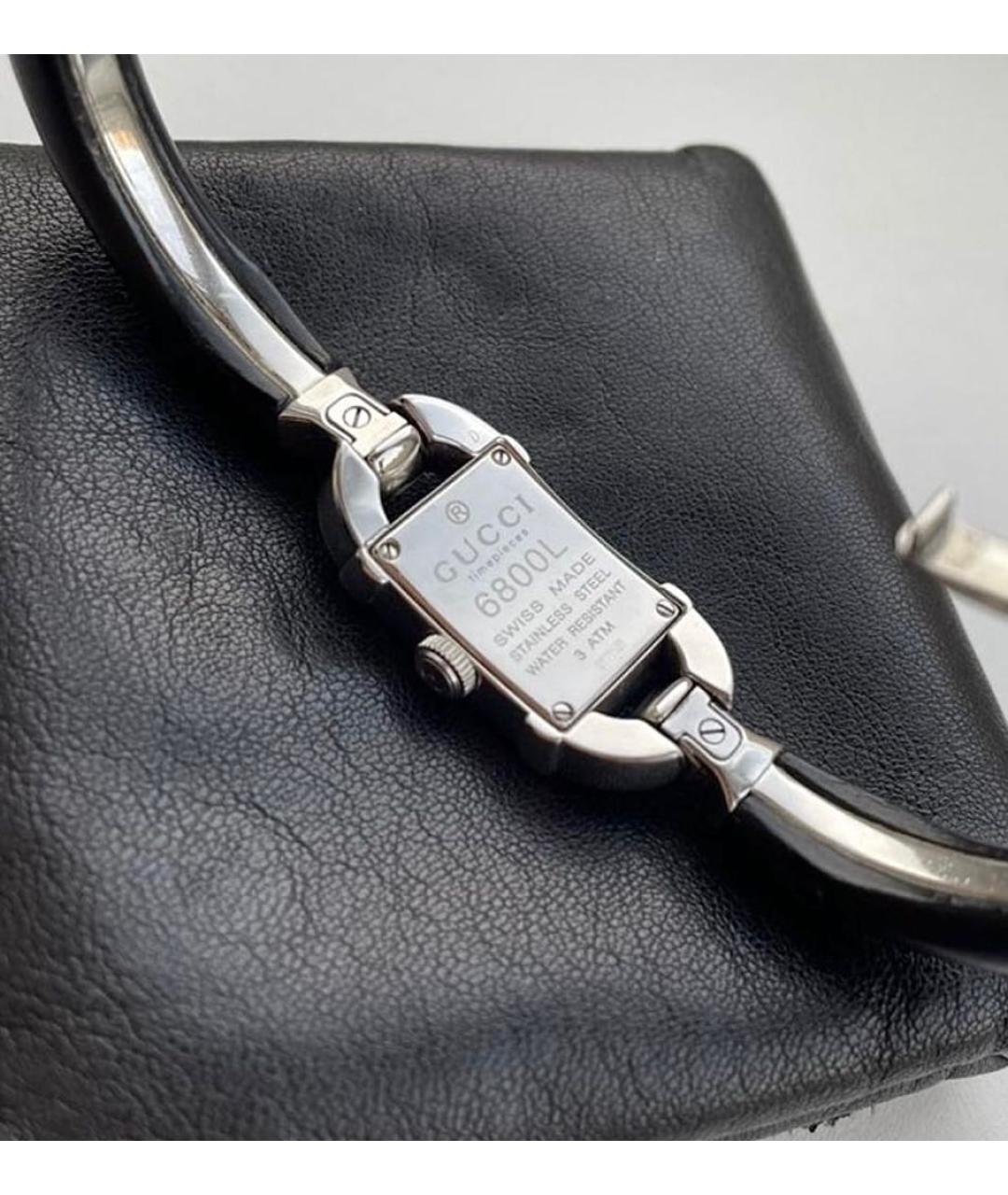 GUCCI Черные часы, фото 4