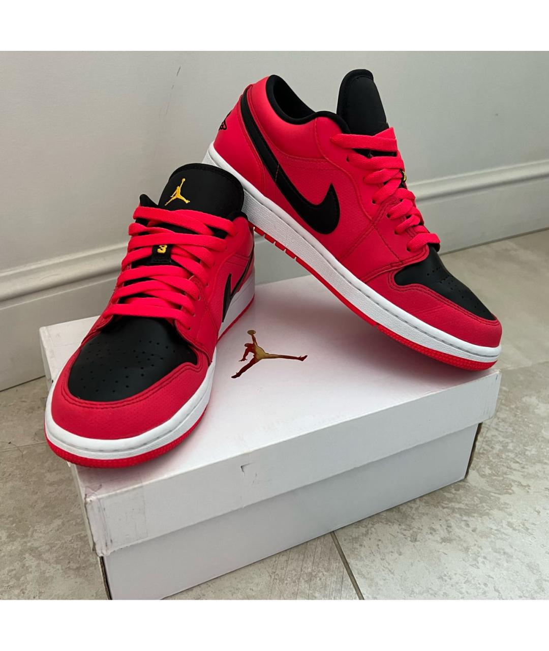JORDAN Красные кроссовки, фото 2