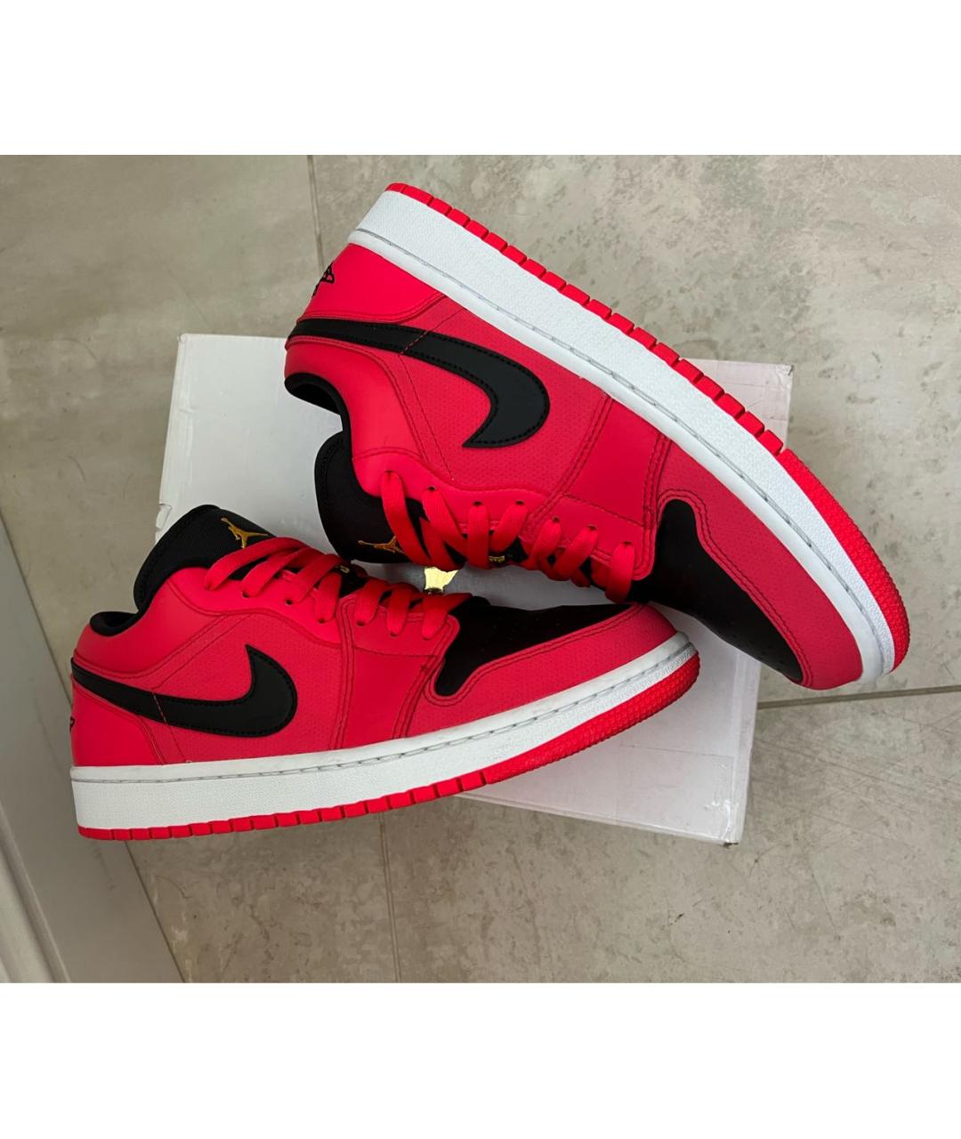 JORDAN Красные кроссовки, фото 3