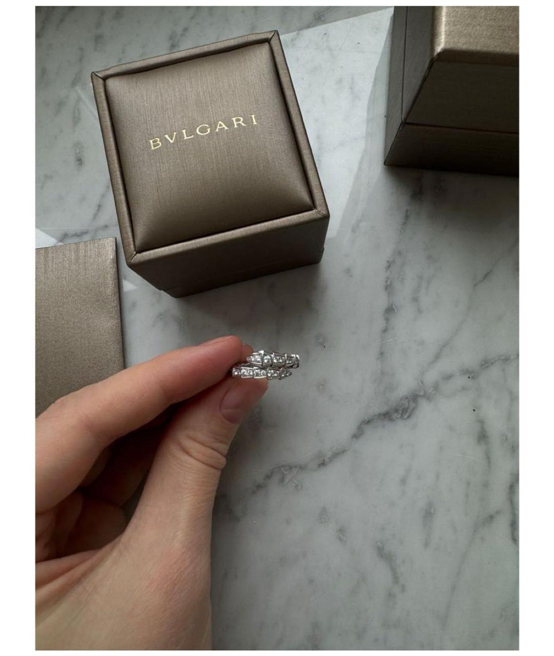 BVLGARI Кольцо из белого золота, фото 5