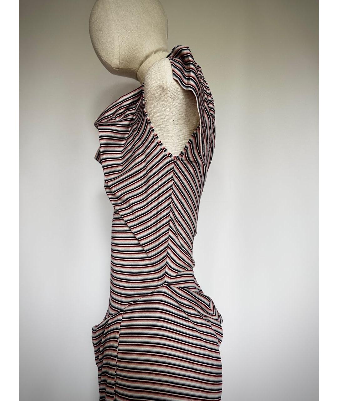 VIVIENNE WESTWOOD Мульти хлопковое коктейльное платье, фото 7