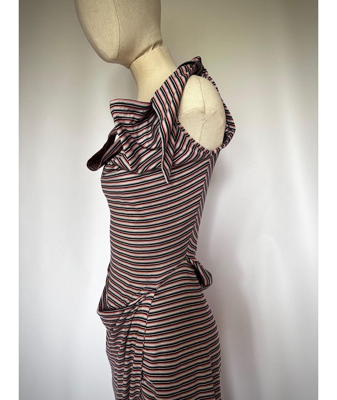 VIVIENNE WESTWOOD Мульти хлопковое коктейльное платье, фото 2