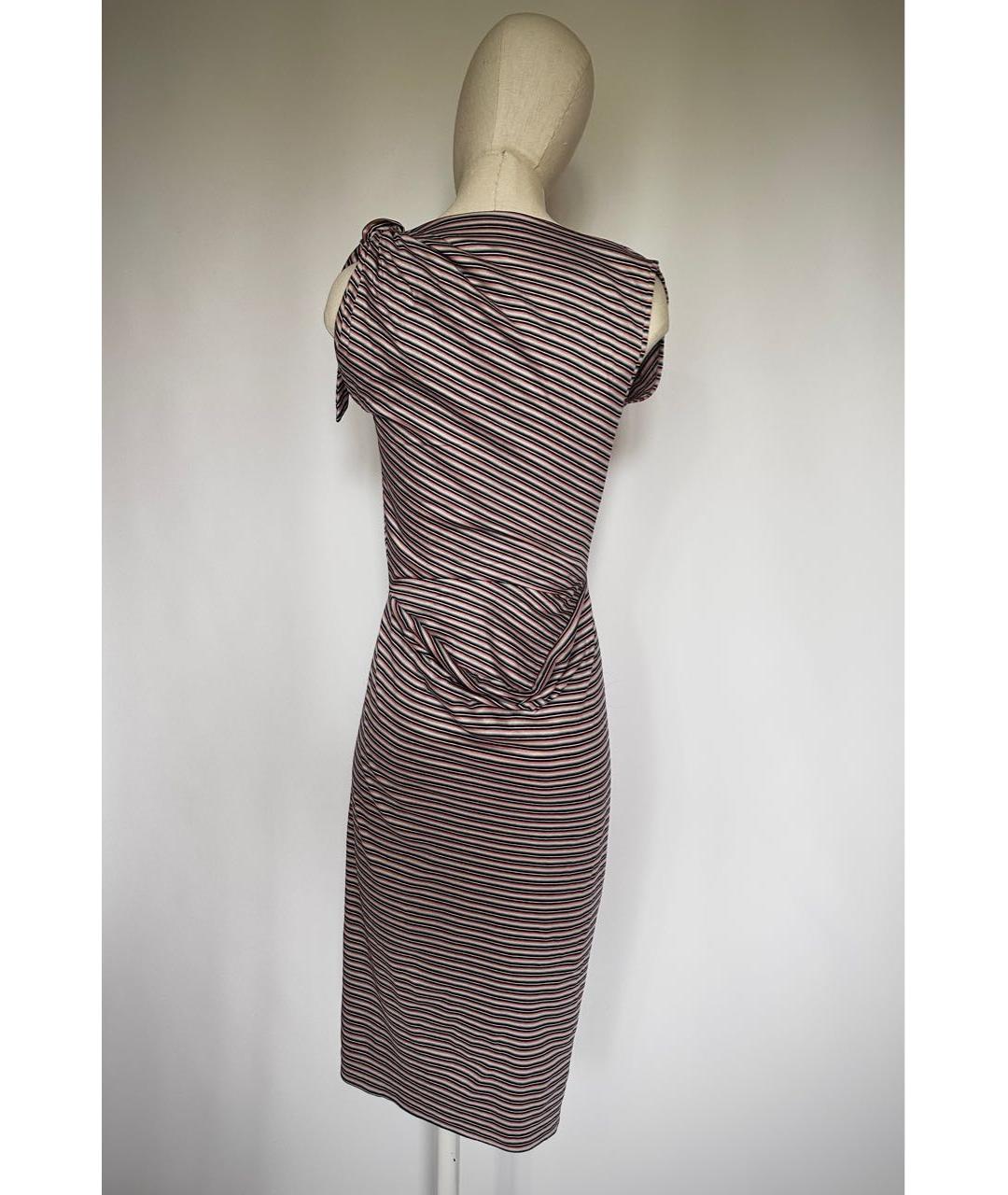 VIVIENNE WESTWOOD Мульти хлопковое коктейльное платье, фото 4
