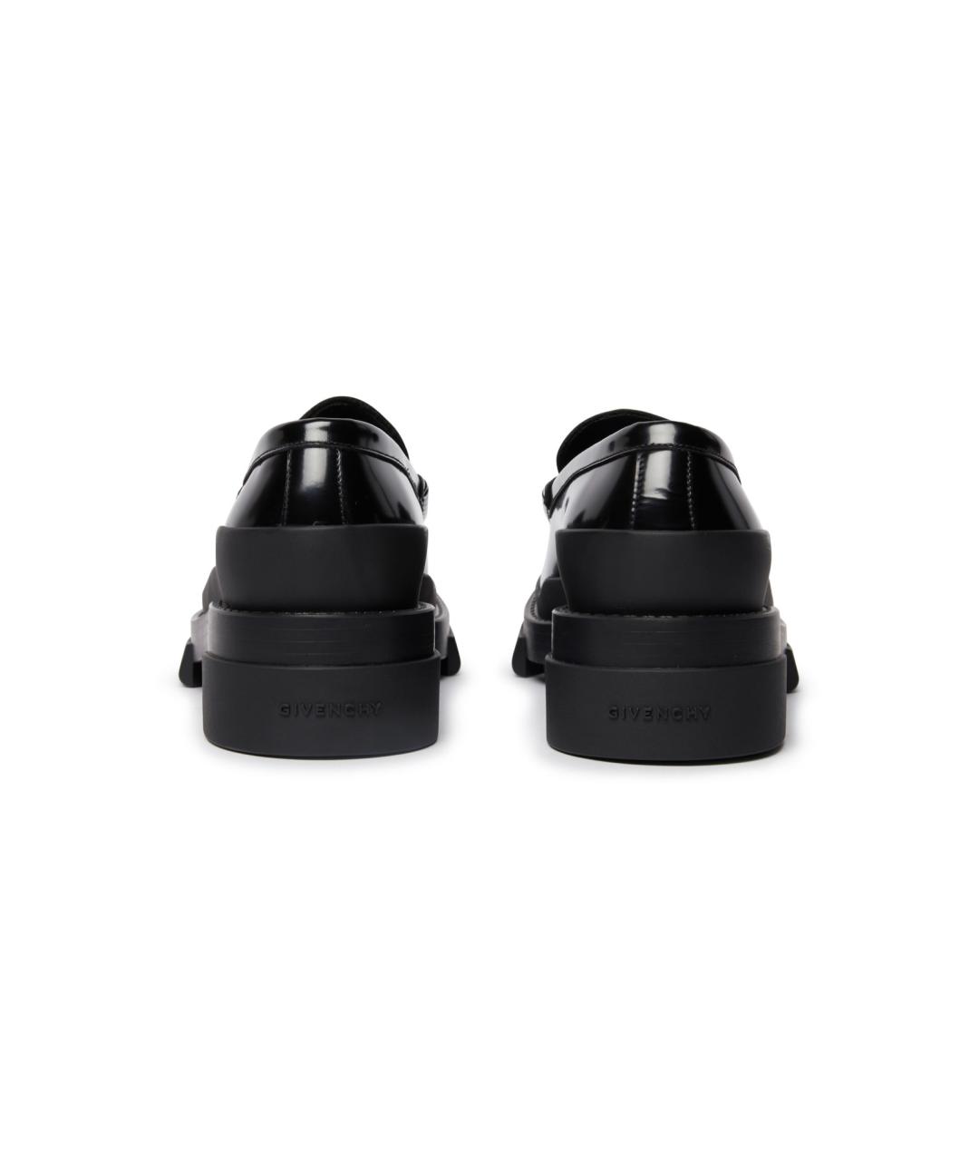 GIVENCHY Черные кожаные лоферы, фото 6