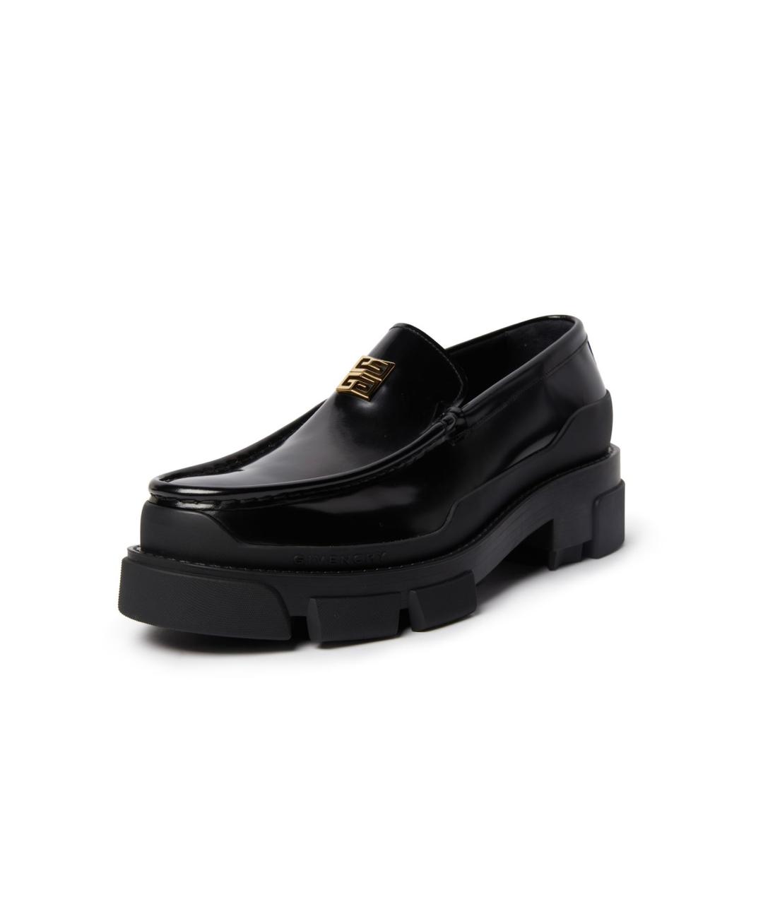 GIVENCHY Черные кожаные лоферы, фото 3