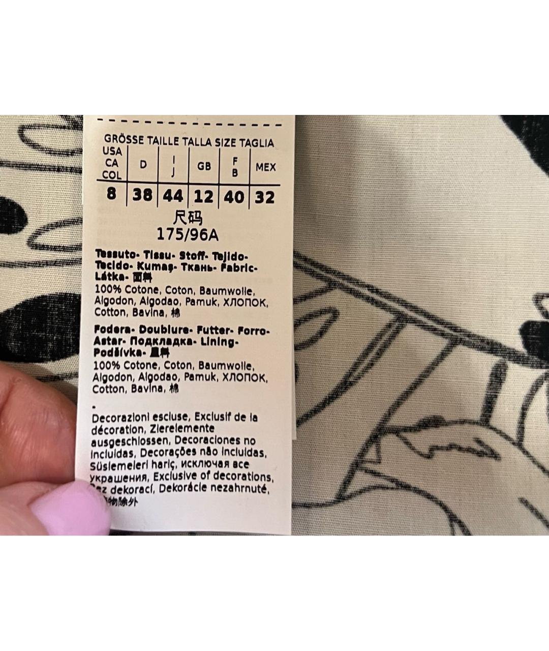 MAX MARA Черное хлопковое платье, фото 5