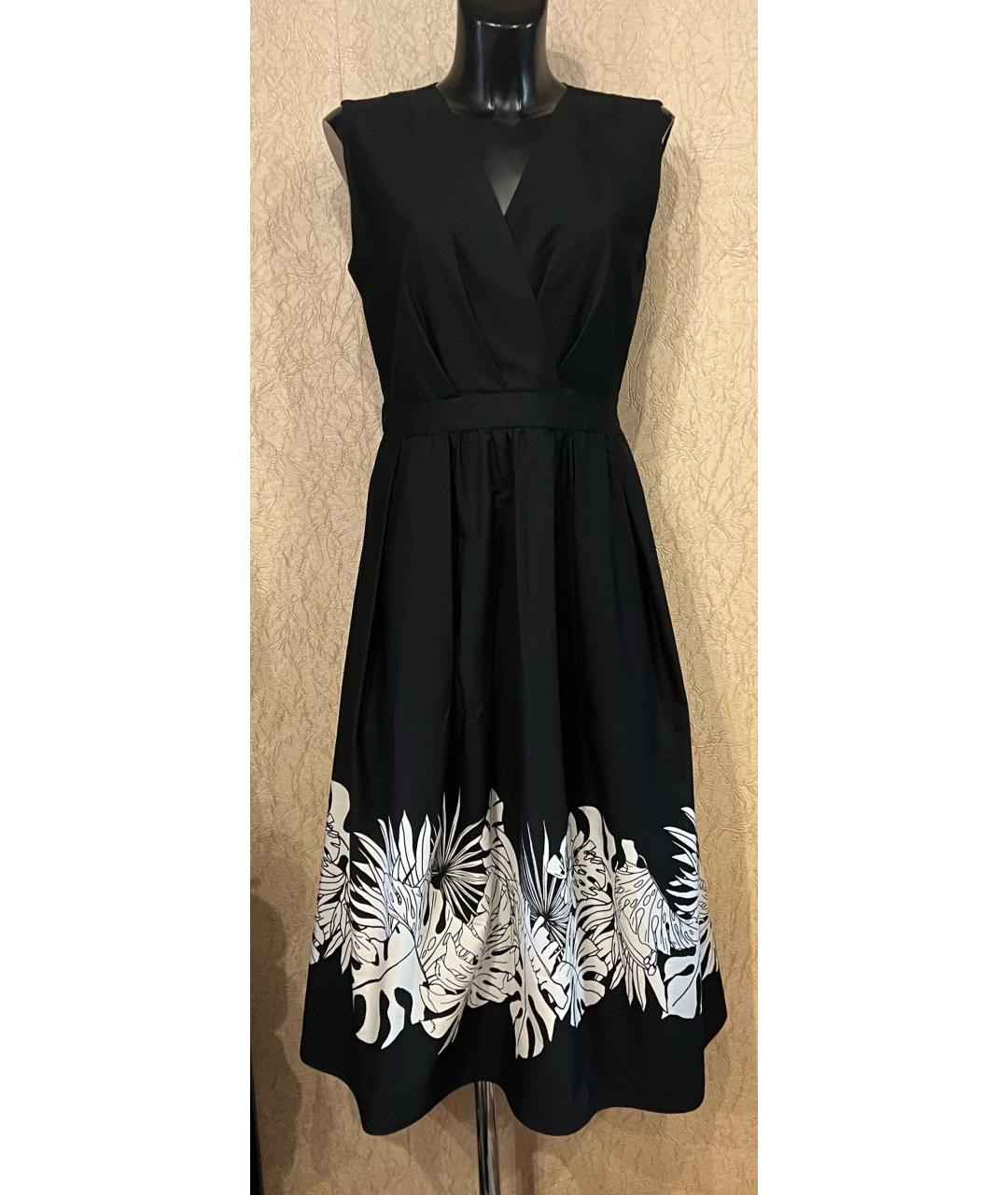 MAX MARA Черное хлопковое платье, фото 6