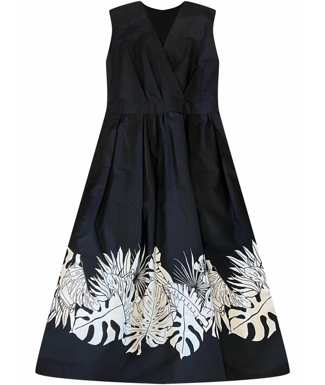 MAX MARA Черное хлопковое платье, фото 1
