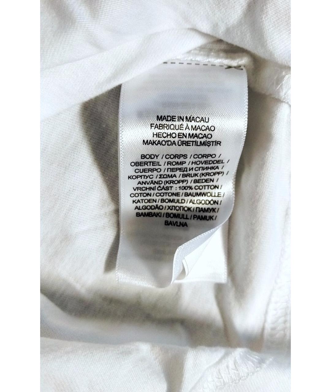 POLO RALPH LAUREN Белая хлопковая детская футболка, фото 4