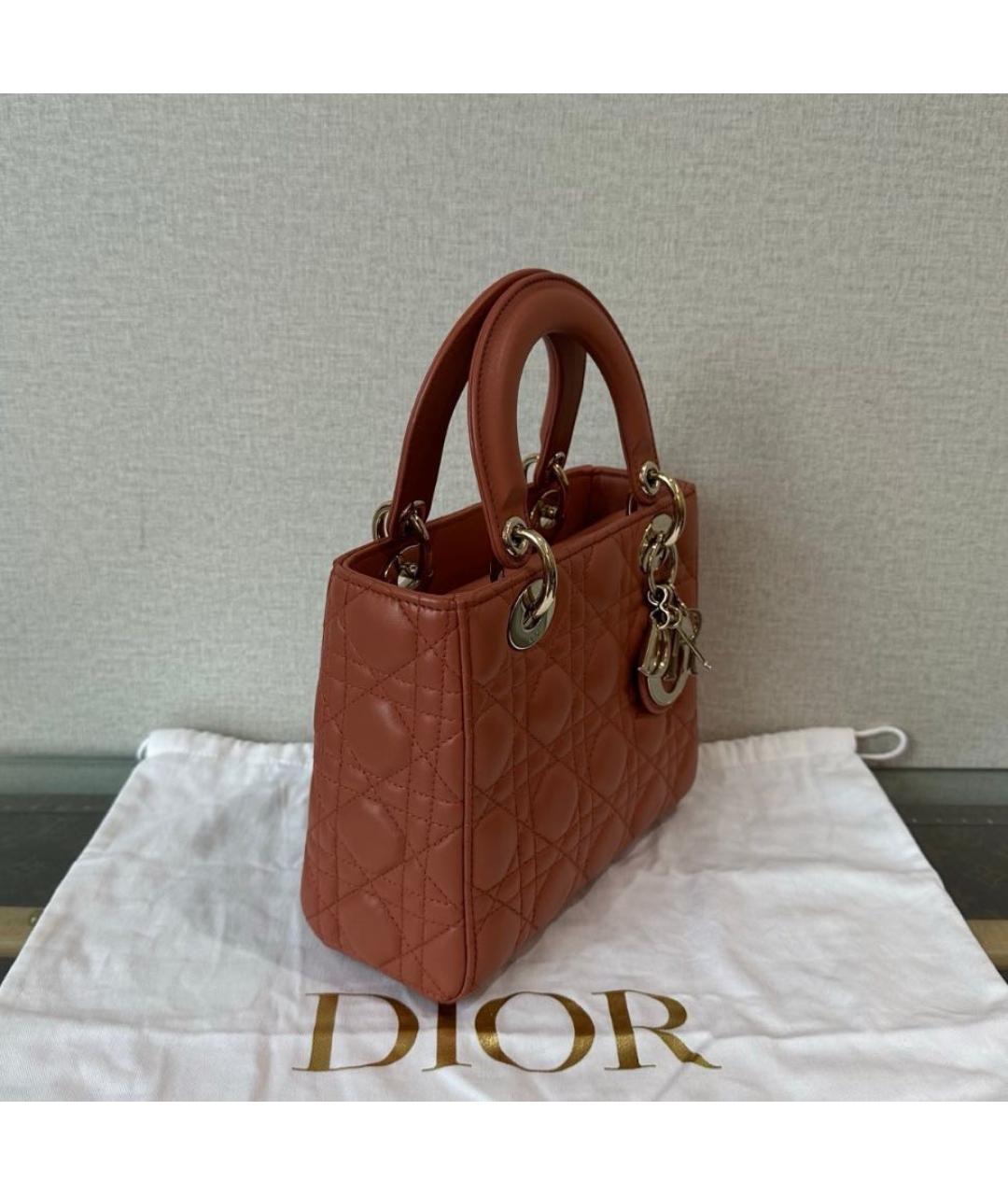 CHRISTIAN DIOR Кожаная сумка с короткими ручками, фото 2