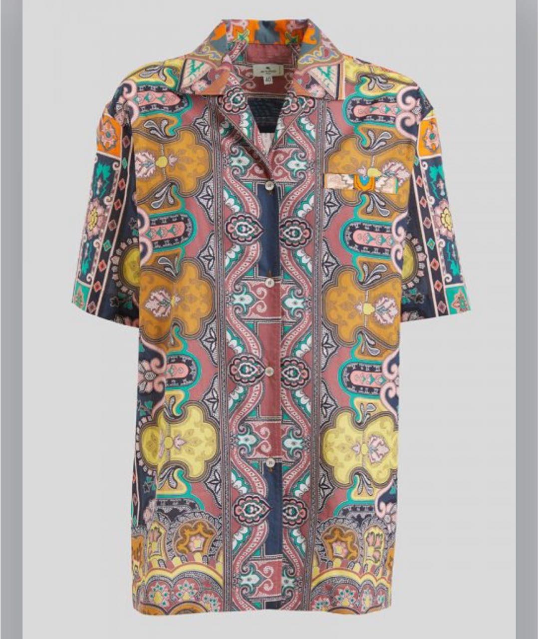 ETRO Мульти хлопковая рубашка, фото 7