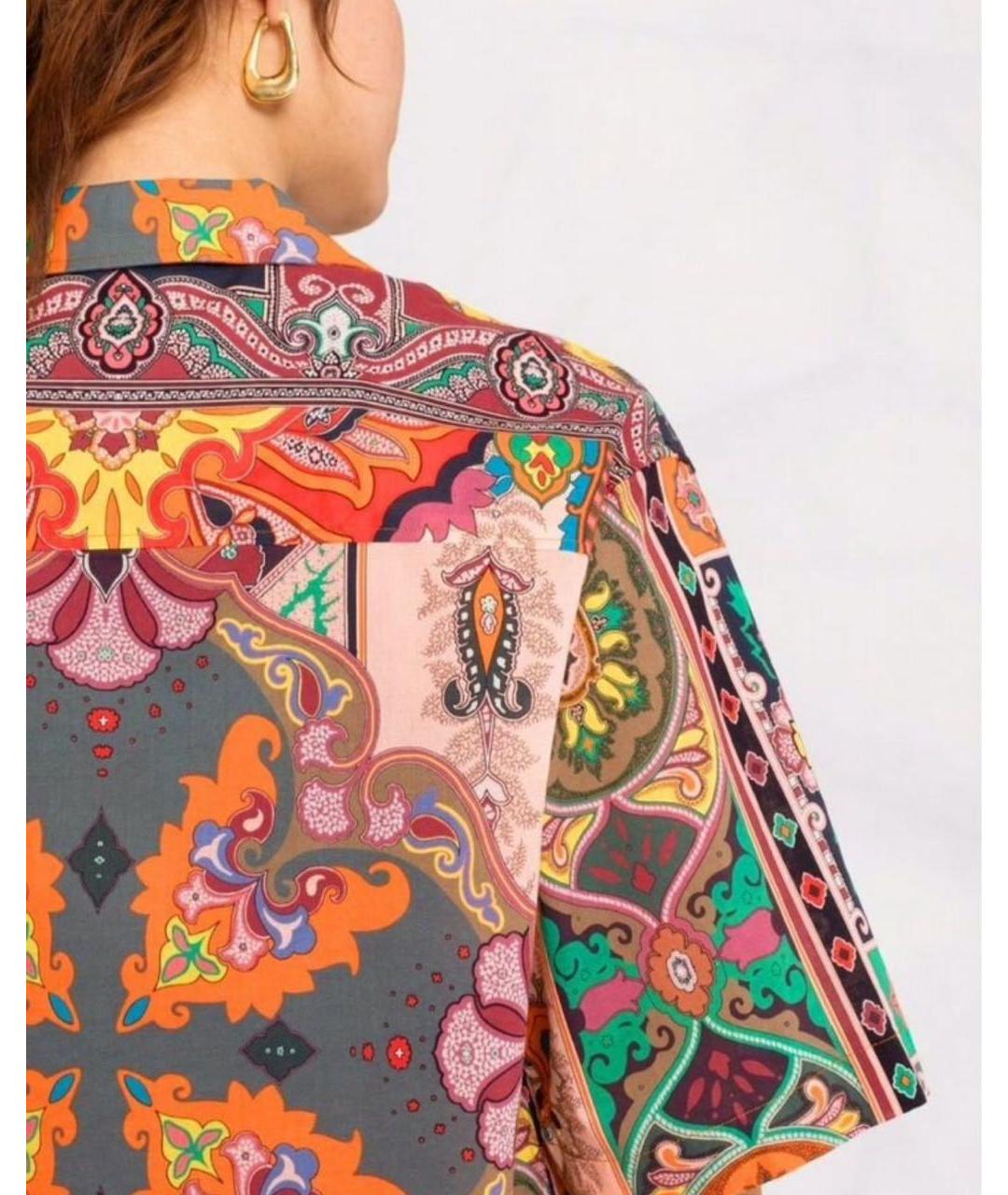 ETRO Мульти хлопковая рубашка, фото 4