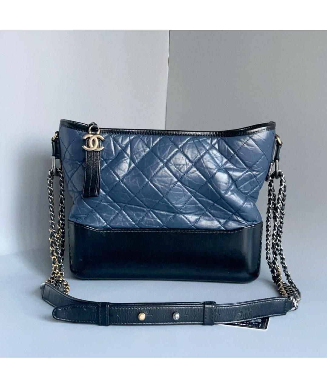 CHANEL Черная кожаная сумка через плечо, фото 6